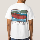 Zaadmeer - voorste/kleine kano, achterste/grote ka t-shirt (Achterkant)