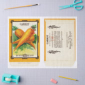  zaadpakjes en instructies tissuepapier (Craft)