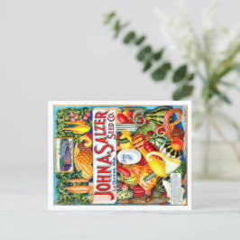  zaadpakket. briefkaart