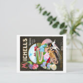  zaadpakket. briefkaart (Staand voorkant)