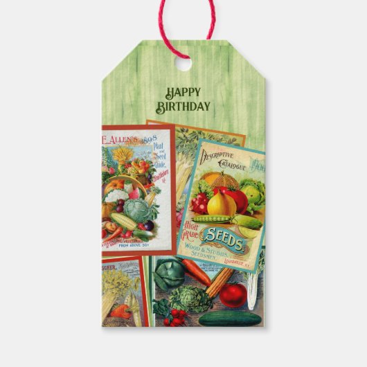  zaadpakket cadeaulabel (Voorkant)