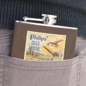 Zaadpakket Catalogus Bruin Boerderij Monogram Heupfles