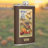 Zaadpakket Catalogus Bruin Boerderij Monogram Heupfles