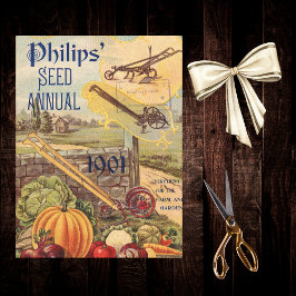 Zaadpakket Catalogus Plantaardig Boerderij 1901  Tissuepapier