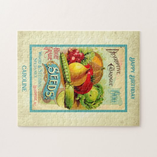  zaadpakket legpuzzel (Horizontaal)