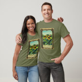 Zaadpakket ontwerp van Black Eyed Susan op Olive C T-shirt (Unisex)