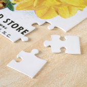  zaadpakketkunst, Dahlia Garden Flowers Legpuzzel (Zijkant)