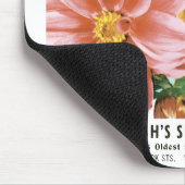  zaadpakketkunst, Dahlia Garden Flowers Muismat (Hoek)