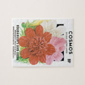  zaadpakketkunst, kosmos tuinbloemen legpuzzel (Horizontaal)