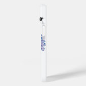  zaadpakketkunst, Paarse asterbloemen Case-Mate iPhone Case (Achterkant / Links)