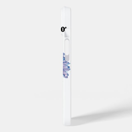  zaadpakketkunst, Paarse asterbloemen Case-Mate iPhone Case (Achterkant / Links)