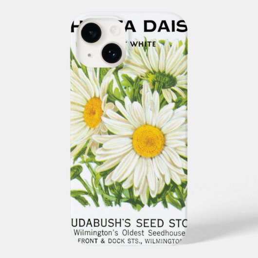  zaadpakketkunst, Shasta Daisy Flowers Case-Mate iPhone Case (Achterkant)