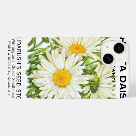 zaadpakketkunst, Shasta Daisy Flowers Case-Mate iPhone Case (Achterkant (horizontaal))