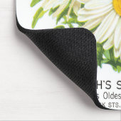  zaadpakketkunst, Shasta Daisy Flowers Muismat (Hoek)