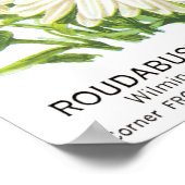  zaadpakketkunst, Shasta Daisy Flowers Poster (Hoek)