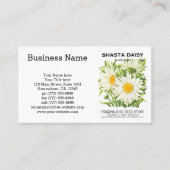 zaadpakketkunst, Shasta Daisy Flowers Visitekaartje (Voorkant)