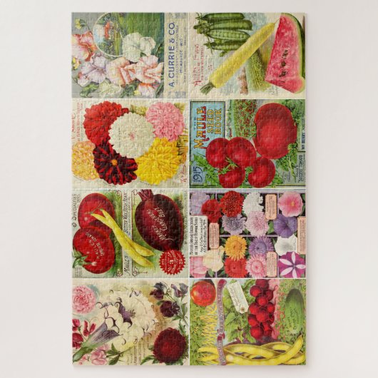  zaadpakketten en catalogi legpuzzel (Verticaal)