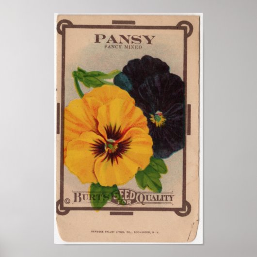  zaadpakketten poster (Voorkant)