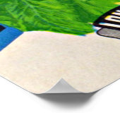 Zaadpakkettenpenselen uit de jaren '50 poster (Hoek)