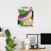 Zaadpakkettenpenselen uit de jaren '50 poster (Thuiskantoor)