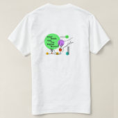 Zaadvector en Quote Art T-shirt (Design achterkant)