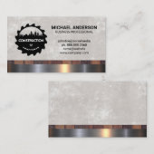 Zaag Hamer Logo | Bouwer Visitekaartje (Voorkant / Achterkant)