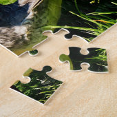 Zaagbek eend legpuzzel (Zijkant)