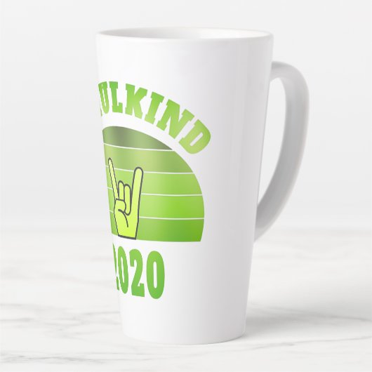 zaagbek latte mok (Rechterhoek)