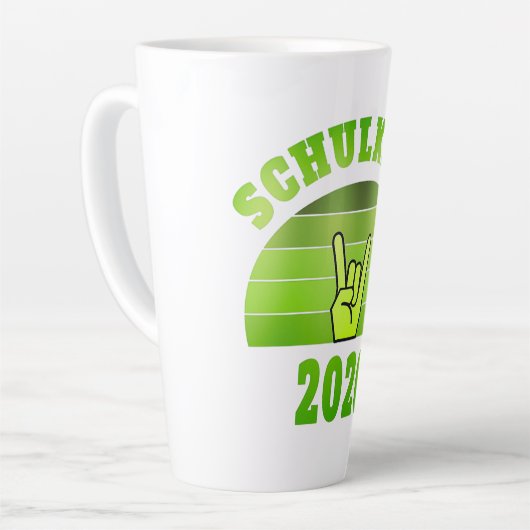 zaagbek latte mok (Linkerhoek)