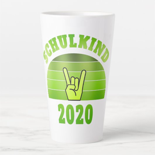 zaagbek latte mok (Voorkant)