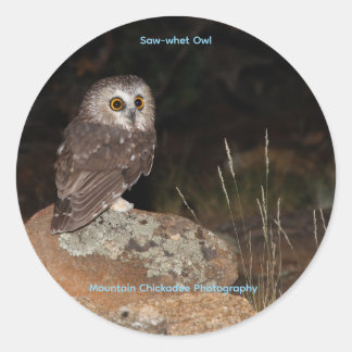 Zaagbekuil Ronde Sticker