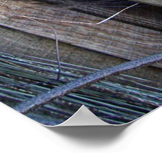 zaagblad met snijranden poster (Hoek)