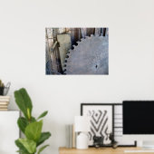 zaagblad met snijranden poster (Thuiskantoor)