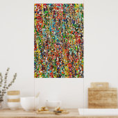 Zaaggras 24 x 36 Poster (Keuken)