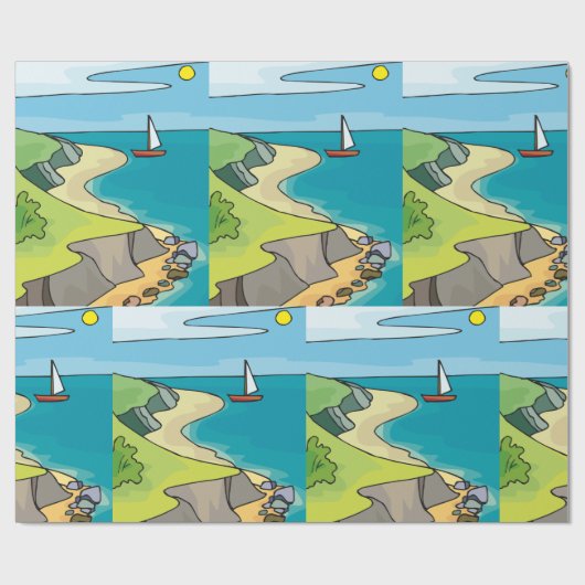 Zaaglandschap Cadeaupapier (Vlak)