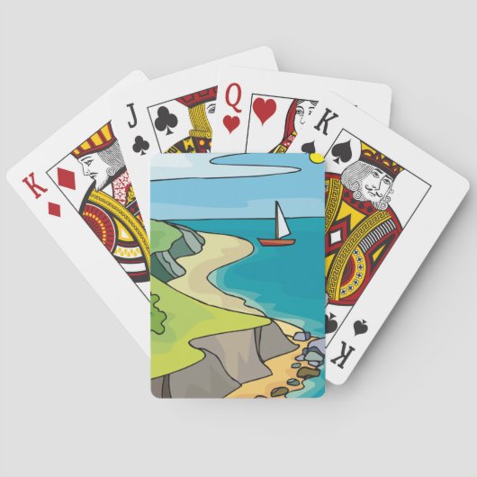 Zaaglandschap Pokerkaarten (Achterkant)