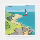 Zaaglandschap Servet (Voorkant)