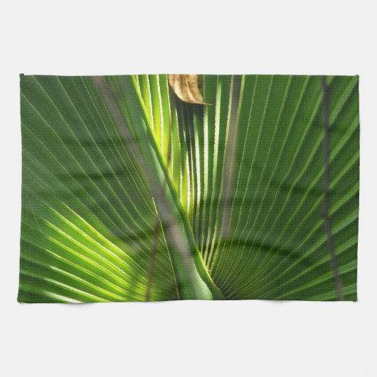 Zaagpalmetfoto Close-up Theedoek (Horizontaal)