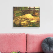 Zaagsel Pit, 1876 Canvas Afdruk (Insitu (Woonkamer))