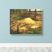 Zaagsel Pit, 1876 Canvas Afdruk (Insitu (Houten vloer))