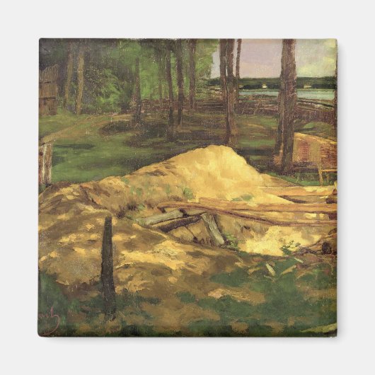 Zaagsel Pit, 1876 Magneet (Voorkant)