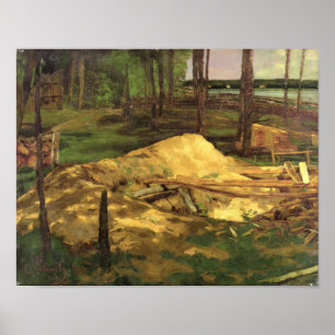 Zaagsel Pit, 1876 Poster