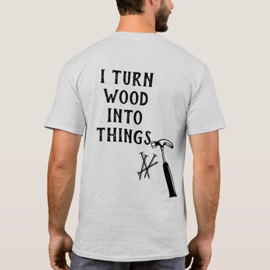 Zaagstof is mijn glitter t-shirt (Achterkant)