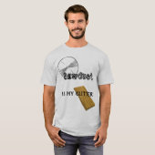 Zaagstof is mijn glitter t-shirt (Voorkant volledig)