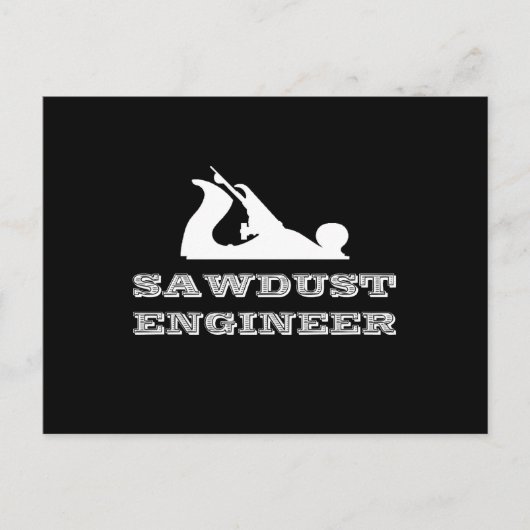 Zaagstoftechnicus Briefkaart (Voorkant)