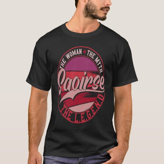 Zaagt de Dame van de Myth de Legende T-shirt (Voorkant)