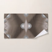Zaagtand gerand concentrische aarde Toon Ombre Art Bad Handdoek (Handdoek)