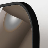 Zaagtand gerand concentrische aarde Toon Ombre Art Pickleball Paddle (Links Detail)