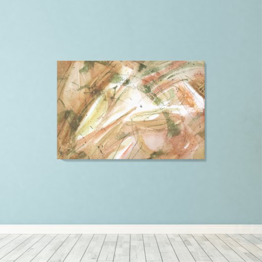 zaagtanden canvas afdruk (Insitu (Houten vloer))