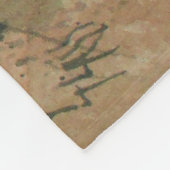 zaagtanden fleece deken (Hoek)